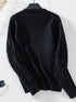 Strickpullover Damen – Langarm mit elegantem Muster